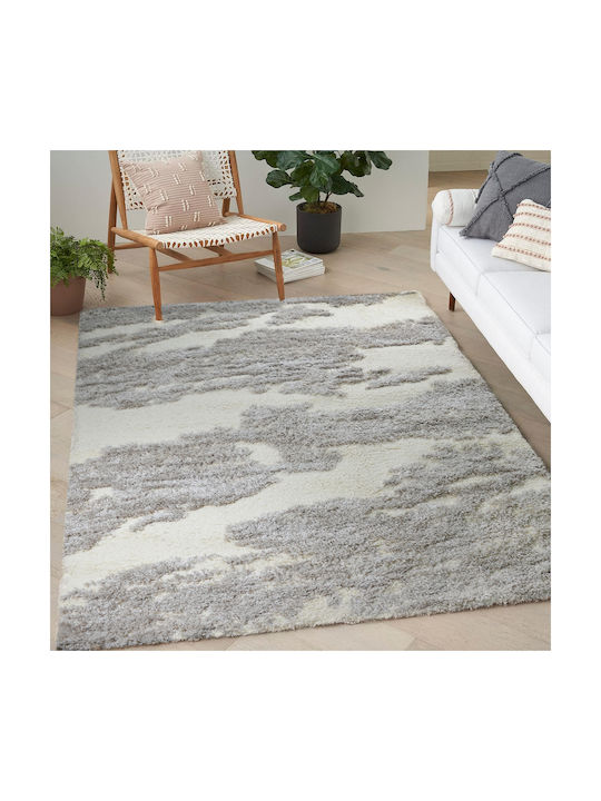 Saray Home Reflex Shaggy Velvet Bedroom Rugs Set Cream C716B-CRBG-SET 3pcs