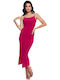 RichgirlBoudoir Rochie de Seară cu Slit Fuchsia