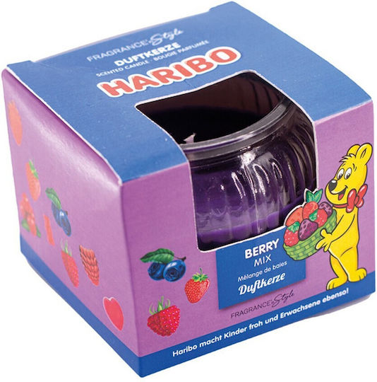 Haribo Ароматична Свещ в Буркан с Аромат Berry Mix 89гр