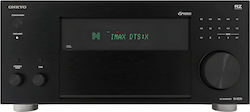 Onkyo Home Cinema Amplifier 4K/8K 11 Channels 140W/8Ω with HDR and Dolby Atmos Black