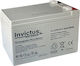 Invictus Μπαταρία UPS με Χωρητικότητα 7Ah και Τάση 12V 07.02.0181 1τμχ