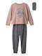 Evita Kids' Pajamas Winter Pink