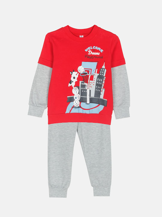 Dreams by Joyce Kids Pyjamas Cotton red