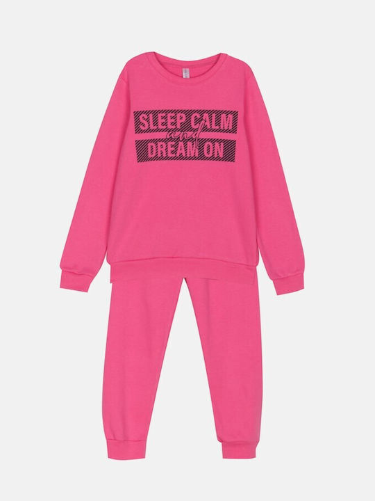 Dreams Kids Pyjamas Fuchsia