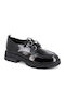 Leather Women's Loafers in Black Color