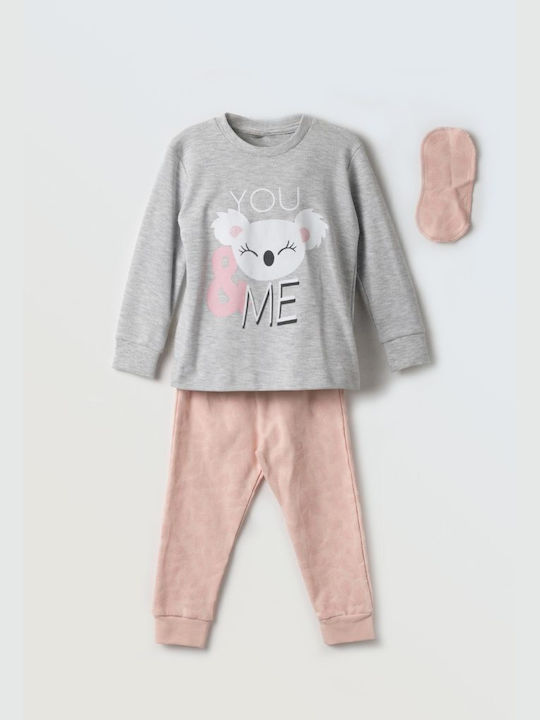 Evita Pijama pentru copii Grey-pink