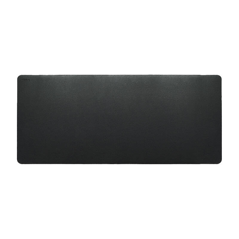 Monochrome leather mouse pad MIIIW (Black)