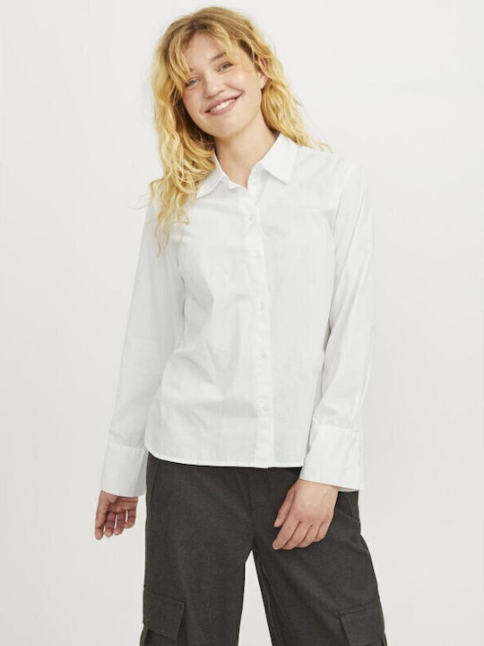 Women's Long Sleeve Shirt White