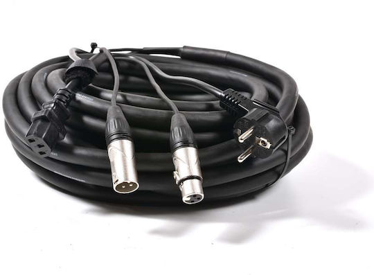 Onsei Cable XLR male - XLR male Μαύρο 15m (ON-PA3150)