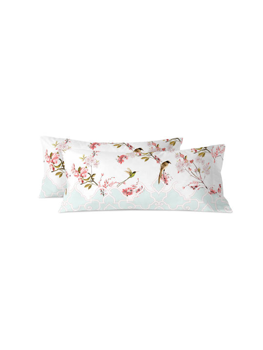 HappyFriday Sakura Pillowcase Colorful 45x110cm. D1610164