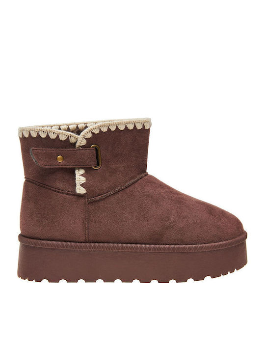 Funky Buddha Stiefeletten Damen Braun
