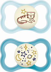 Mam Orthodontic Pacifiers Silicone Night Supreme - N/A for 16+ months 2pcs