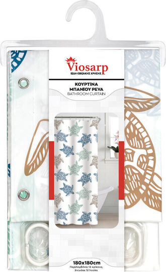 Peva Shower Curtain Fabric 180x180cm (Various Colors)