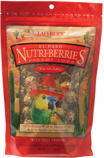 Lafeber El-passo Nutriberries Parrots Храна за птици от тип Пелети за Екзотични Птици 284гр