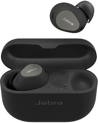 Jabra Elite 10 In-ear Bluetooth Handsfree Ακουστικά με Θήκη Φόρτισης Titan Black