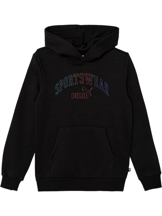 PUMA Kids Sweatshirt with Hood and Pockets Grad...