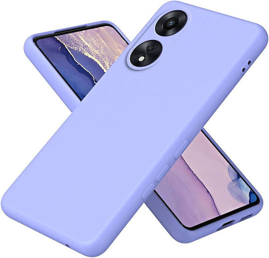 Back Cover Σιλικόνης Λιλά Oppo A78 4g