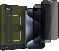 Hofi Anti Spy Glass Pro+ Privacy Tempered Glass (iPhone 16)