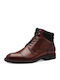 Leather Tabac Brown Men's Boots Anatomical