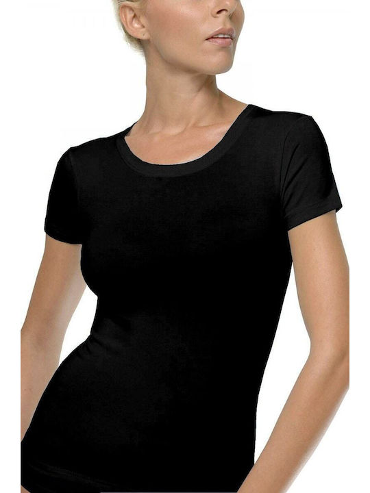 Helios Mâneci scurte Black Tricou pentru femei