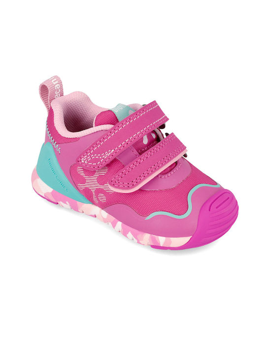 Biomecanics Kids Sneakers High with Scratch Pink