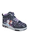 Disney Frozen Kids Sneakers High with Lights Blue