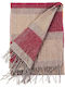 Yiseven Women's Wool Scarf Red