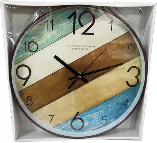 Clock Ρολόι Τοίχου Πολύχρωμο