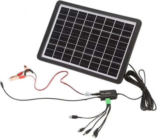 Solarbatterieladegerät 15W mit USB-Ausgang (Autobatterien / Tragbare Geräte)