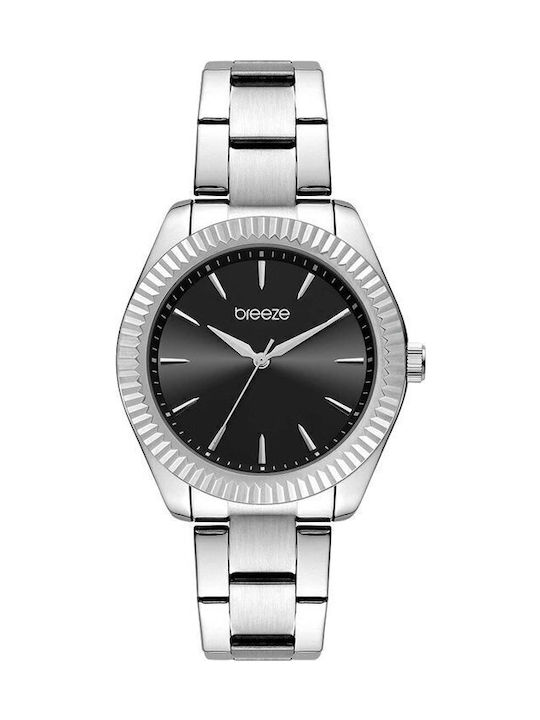 Breeze Women's Watch 40mm Battery with Silver Stainless Steel Bracelet