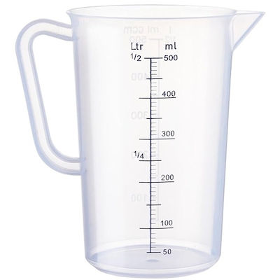 Ready Plastic Kitchen Measuring Cup 500ml 1pcs