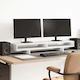 vidaXL Tabletop Suport pentru 2 Monitoare 100x2...