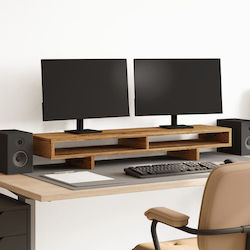 vidaXL Schreibtisch Halterung für 2 Monitore Al...
