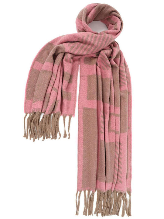 Doca Women's Wool Scarf Pink