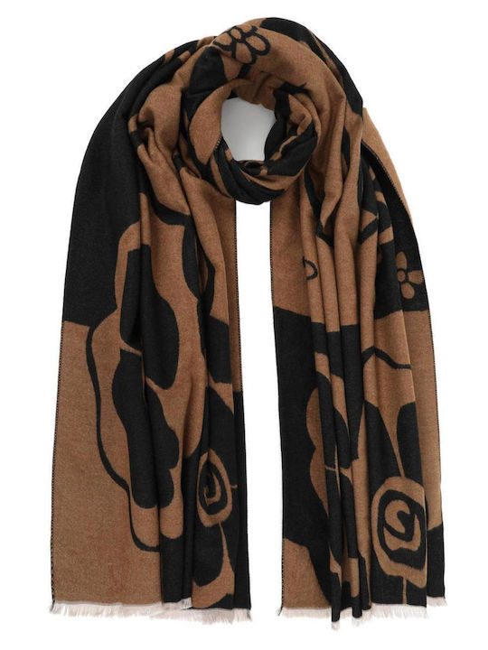 Doca Women's Wool Scarf Black