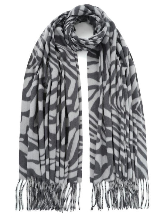 Doca Women's Wool Scarf Gray