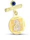 Themelidis Jewels Kinder Sicherheitsnadel aus Gold 14K MSP2303.042