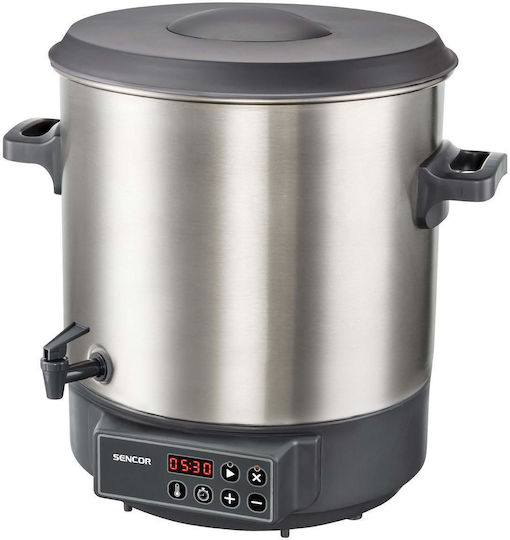 Sencor Πολυμάγειρας 1800W με Χωρητικότητα 27lt Ασημί