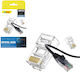 Andowl Βύσμα RJ-45 male 100τμχ Μαύρο Q-RJ45