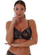 Bikini Σουτιέν E Cup Floral Black