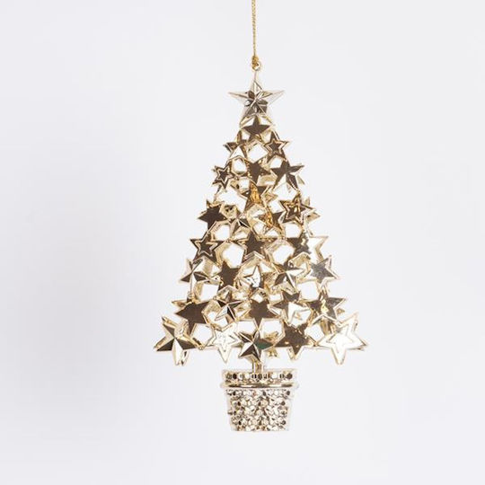 Christmas Decorative Plastic Tree Gold