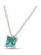Themelidis Jewels Colier din Aur alb 14K cu Zirconiu