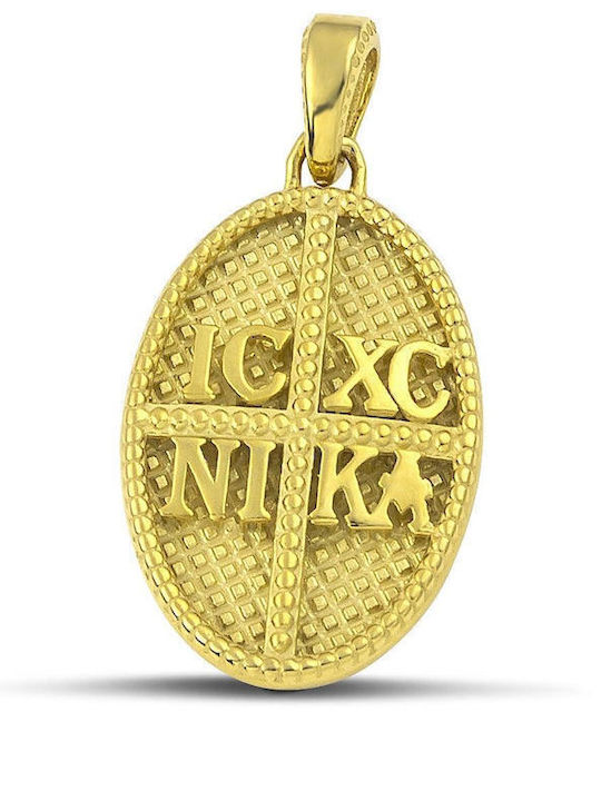 Themelidis Jewels Гривна Фулактó Константин от Жълто Злато 14 Карата