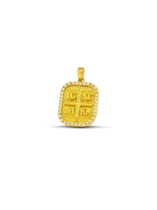 Themelidis Jewels Charm Фулактó от Жълто Злато 14 Карати