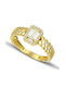 Themelidis Jewels Γυναικείο Δαχτυλίδι με Ζιργκόν από Χρυσό 14Κ