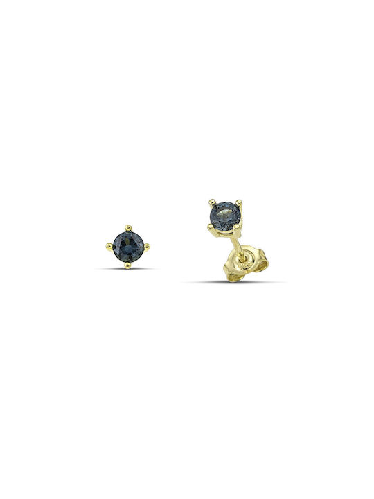 Themelidis Jewels Earrings made of Gold 14K with Stones