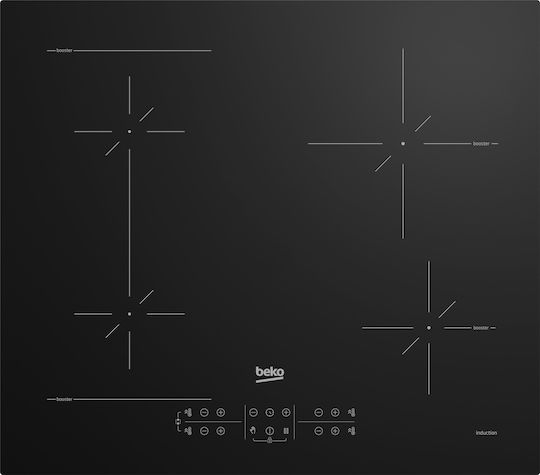 Beko Индукционен котлон Автономен с Функция за заключване 60x52εκ.