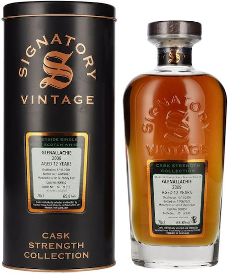 Glenallachie 12yo Signatory Cask Strength '09 Whisky 700ml