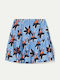 Kinder Rock Blumen Hellblau