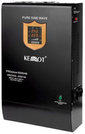 Kemot Inverter Cu Undă Sinusoidală Pură Putere 3500W Cu Tensiune De Intrare 48V Cu O Singură Fază